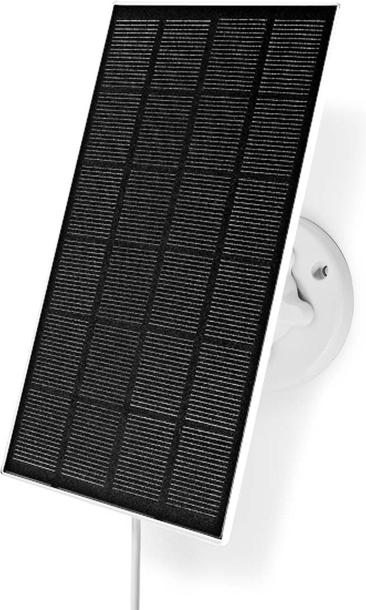 Nedis Solarpanel – 5,3 V DC – 0,5 A – USB Typ C – Kabellänge: 3,00 m – Zubehör für: wificbo32wt wificbo33wt wificbo51wt