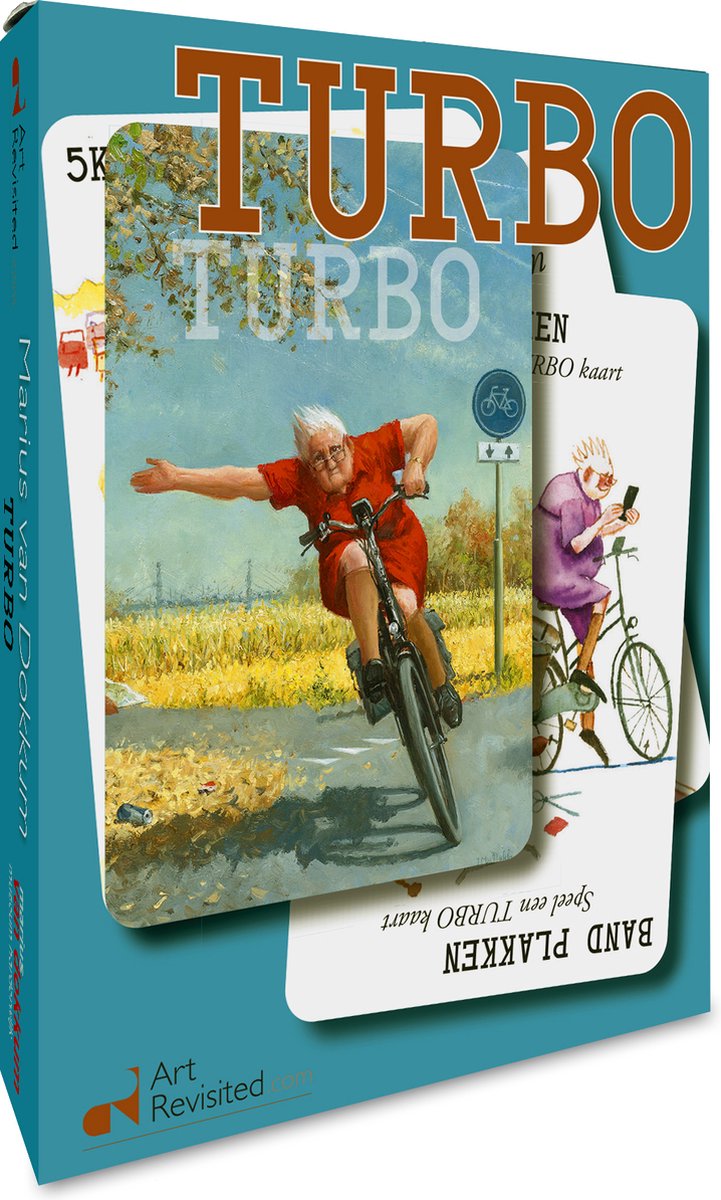 Art revisited marius van dokkum turbo spel - kaartspel voor jong en oud