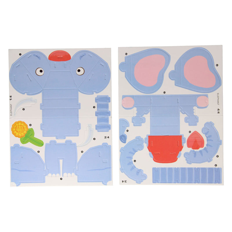 Bausatz 3D-Elefant