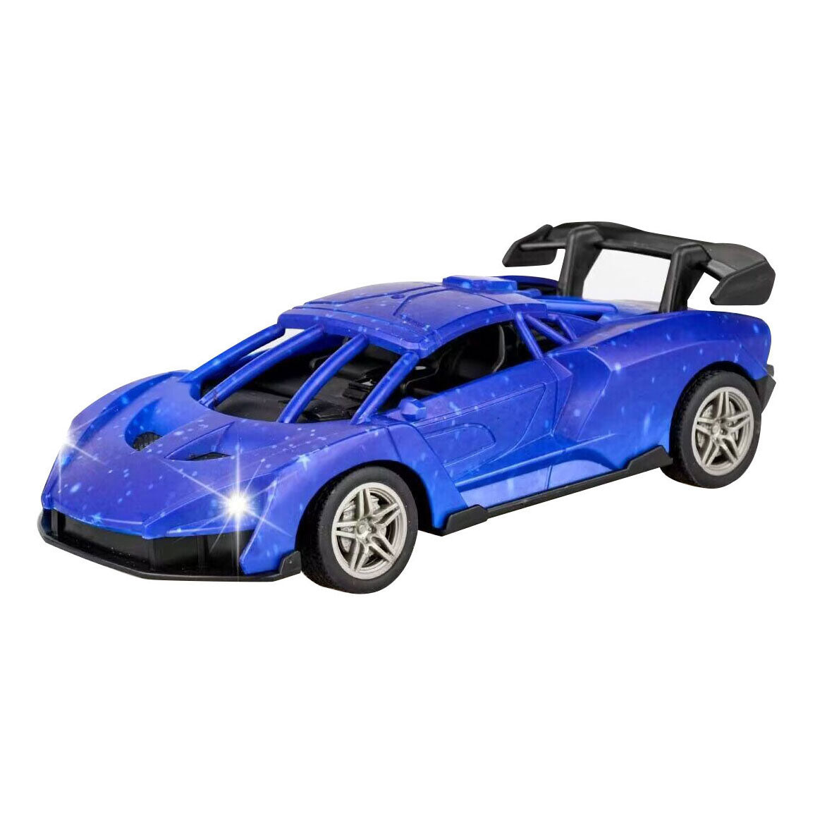 RC-Rennwagen blau schwarz steuerbares Auto