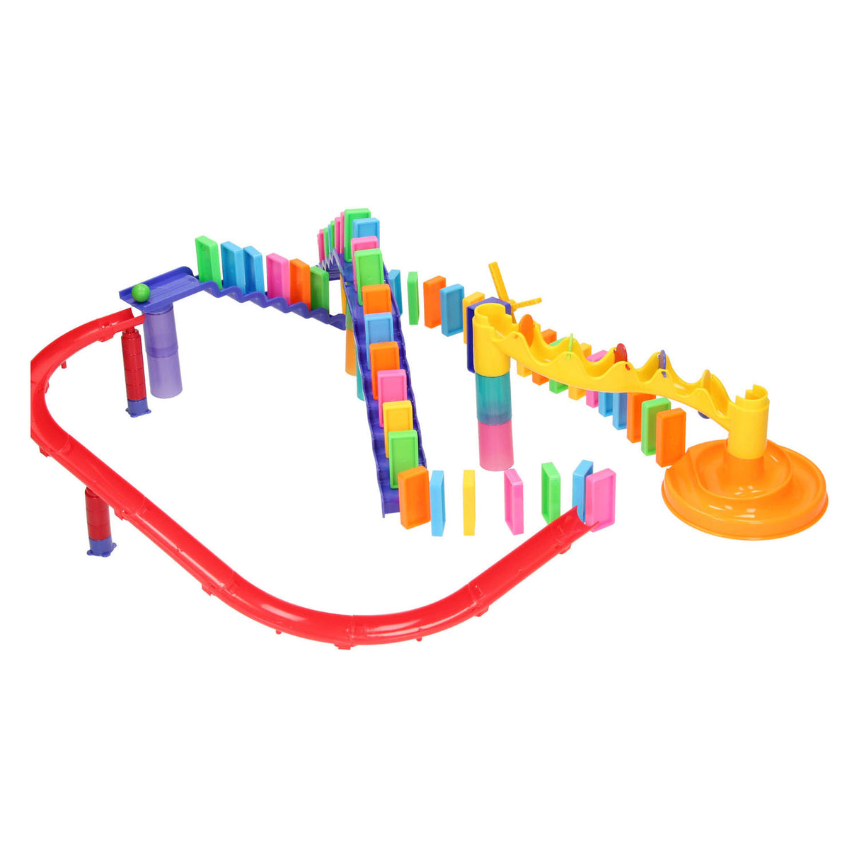 Marmorbahn-Domino-Set, 121-teilig.