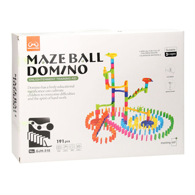 Marmorbahn-Domino-Set, 191-teilig.