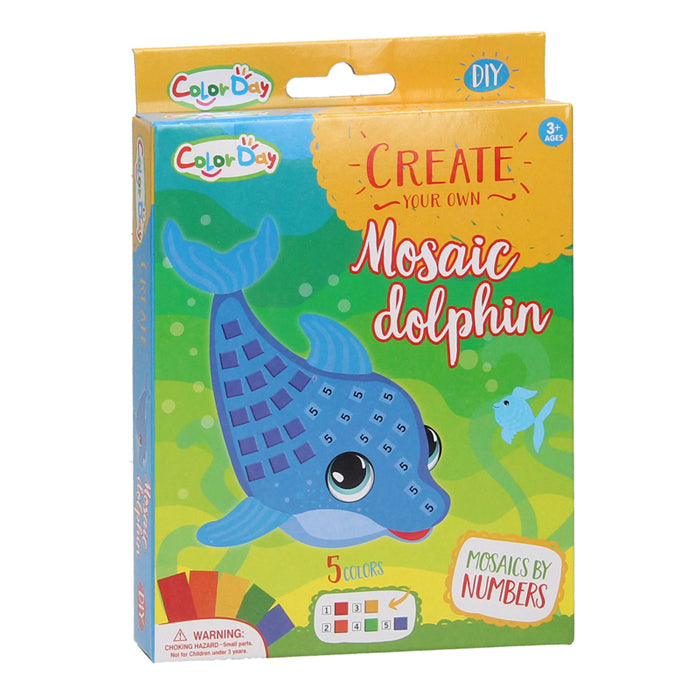 Einen Mosaikdelfin herstellen