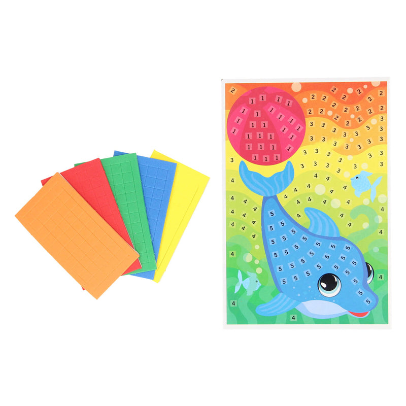 Einen Mosaikdelfin herstellen