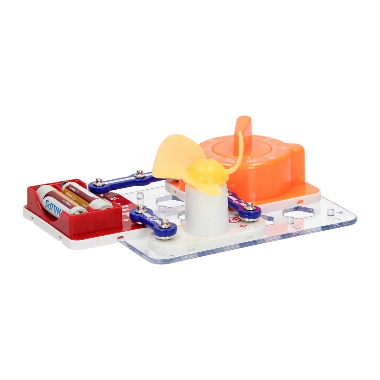 Wissenschaftliches Experiment mit Timer und Taschenlampe 2in1