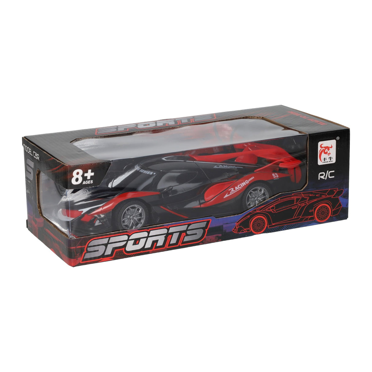 RC roter Rennwagen