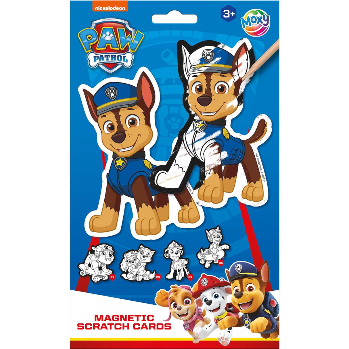 Kreative Bastelgruppe Kratzmagnete Paw Patrol, 12 Stk.