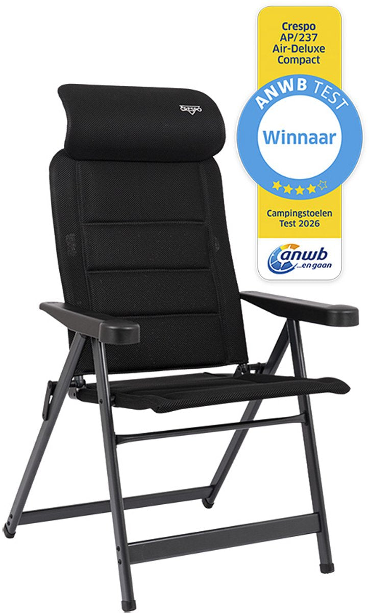 Crespo - Positionsstuhl - M - AP 237 - Air-Deluxe - Kompakt - Schwarz