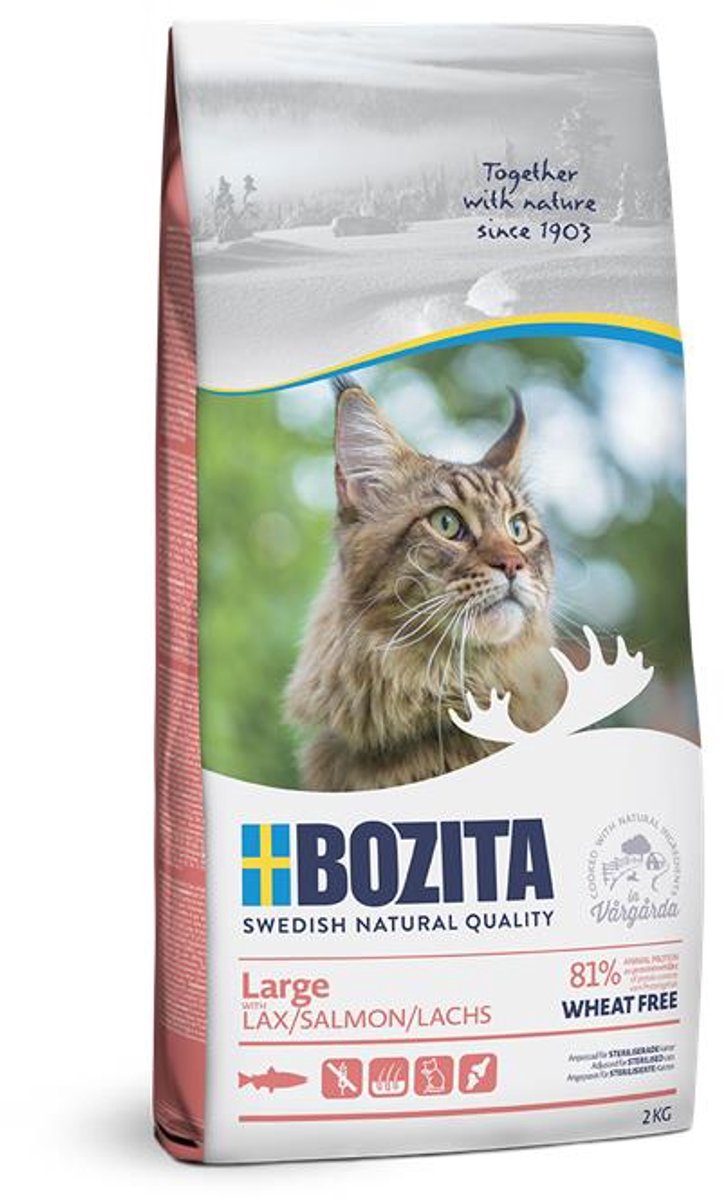 Bozita groß weizenfrei – 2 kg – Lachs