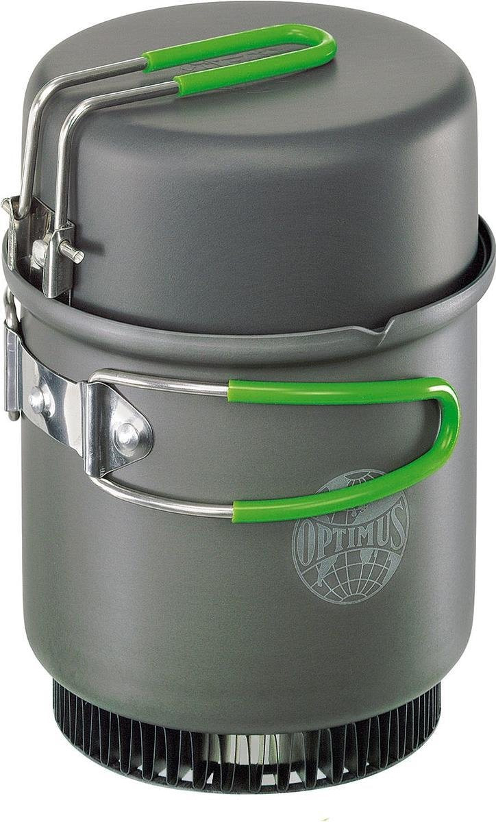 Optimus en optimus terra Weekend He Kochset – Campingpfannenset – Grau