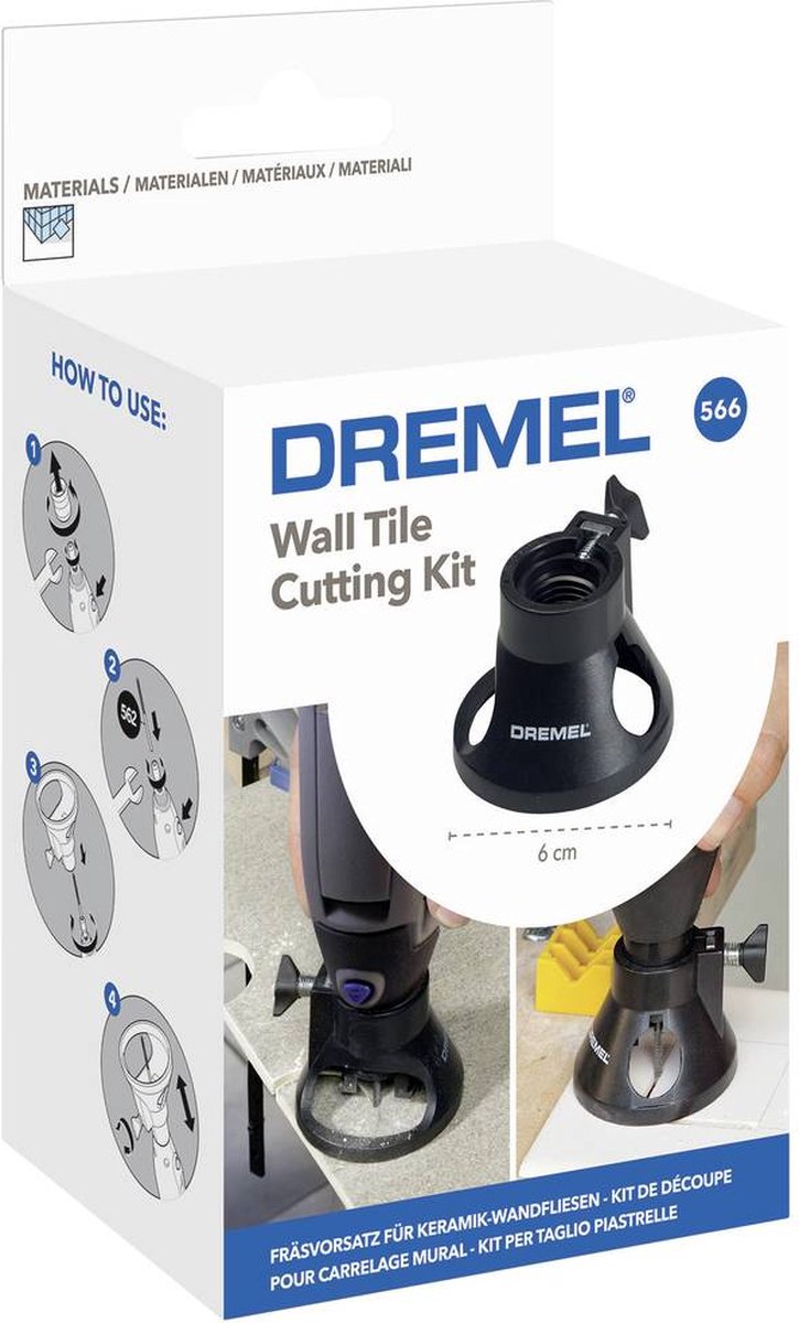 Dremel 566 Multitool-Zubehör – Wandfliesenschneider-Set