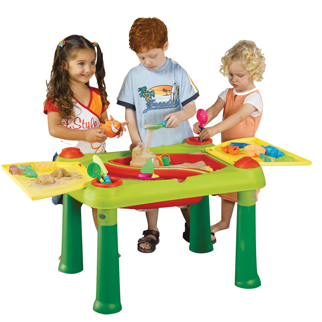 Feber Keter Spieltisch Sand und Wasser 79x56x50 cm