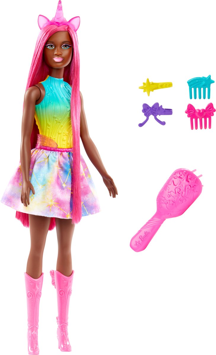 Barbie ein Hauch von Magie – Einhorn mit Rock – Puppe