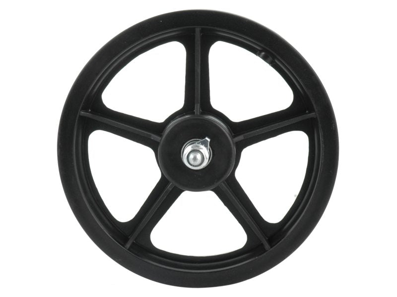 Hzb Vorderrad 12 Zoll etrto 203 Kunststoff schwarz Vollachse