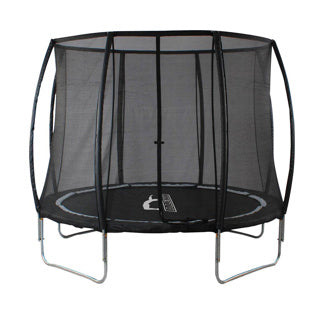 Alert Trampolin mit Sicherheitsnetz schwarz 305 cm