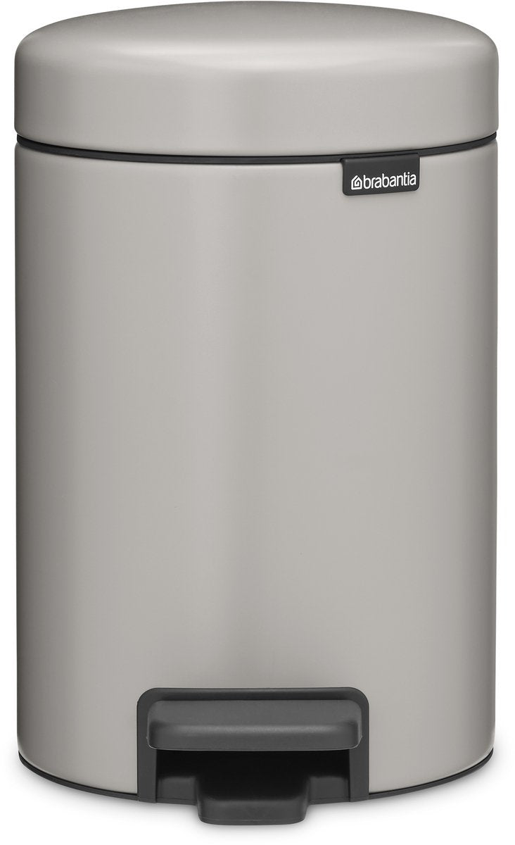 Brabantia Newicon Abfallbehälter – 12 Liter – weiches Grau