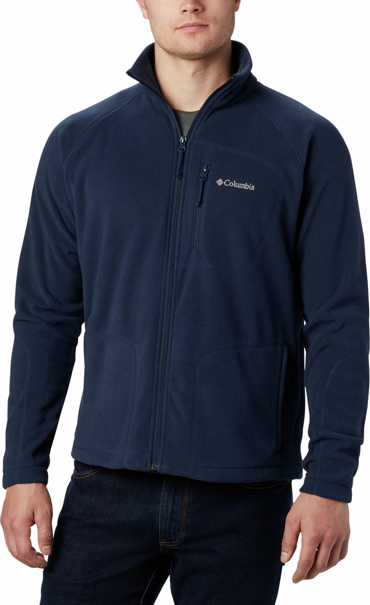 Columbia Fast Trek™ II Fleecepullover mit durchgehendem Reißverschluss – Fleecepullover mit durchgehendem Reißverschluss – Fleecejacke Herren – Blau – Größe M