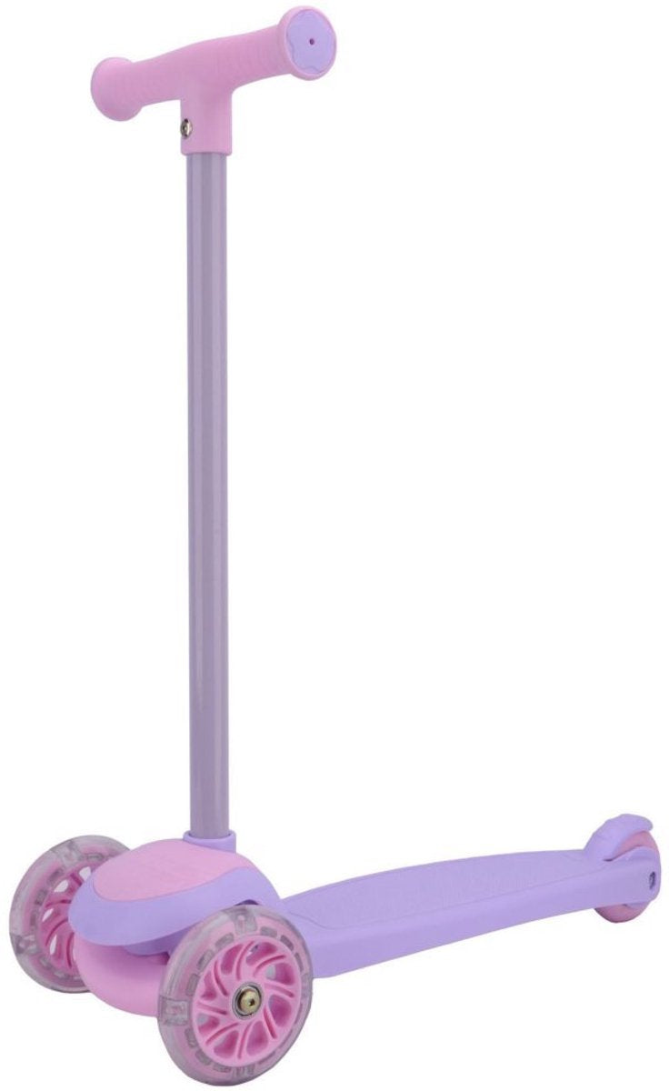 Alert Step Scooter Dreirad rosa lila