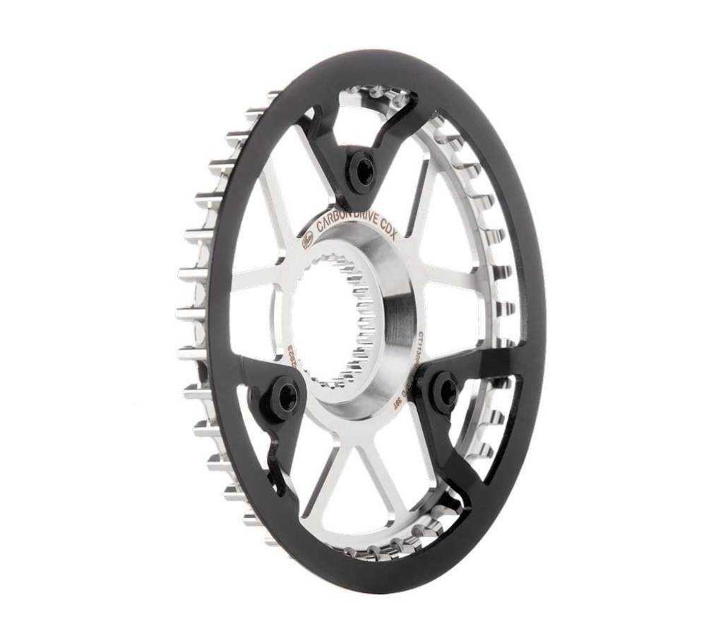 Vorderes Kettenrad mit Carbonantrieb, CDX-Ritzel