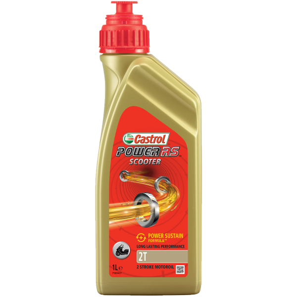 Castrol Oil Power RS Scooter 2T Flasche 1 Liter