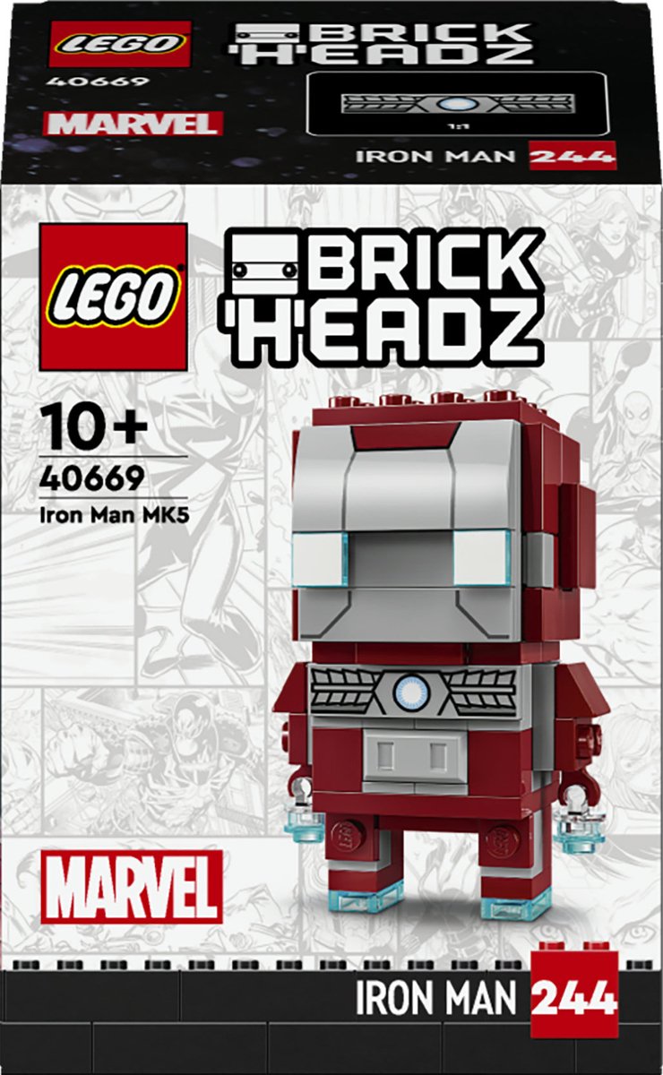 Lego Marvel Brickheadz 40669 – Iron Man MK5