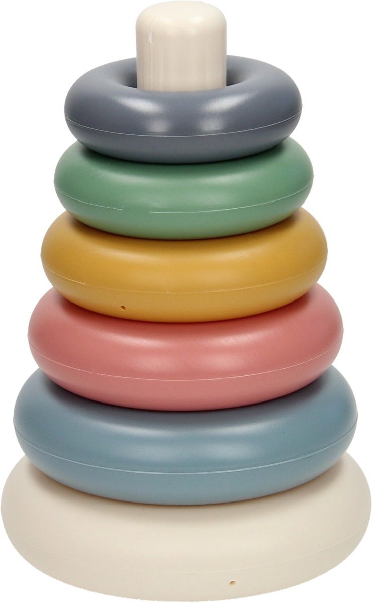 Cavallino Toys Stapelringe Pastellfarben, 7dlg.