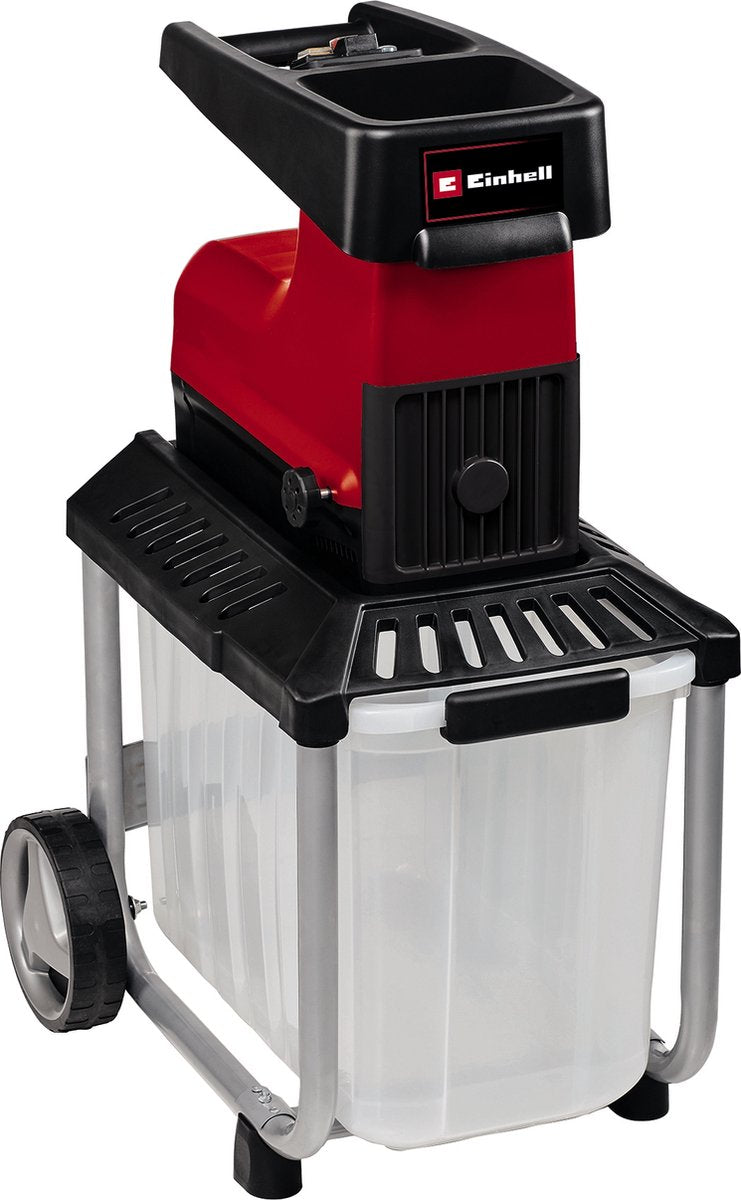 Einhell Elektrozerkleinerer GC-RS 60 CB - 2300 W - max. Aststärke: ø45 mm - 92 dB - Schneidwalze - 60 l Sammelbox
