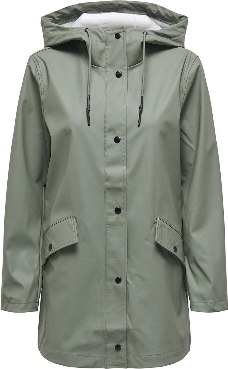 Nur Jacke Onlelisa Regenmantel Otw Noos 15261734 Agavengrün Damengröße - L