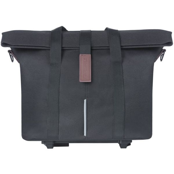 Basil Fahrradhandtasche City Mik 8 - 11 Liter 19 x 30 x 26 cm - Schwarz