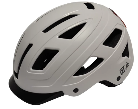 Qt Cycle Tech Helm Urban Style weiß Größe L 58-62 cm 2810393