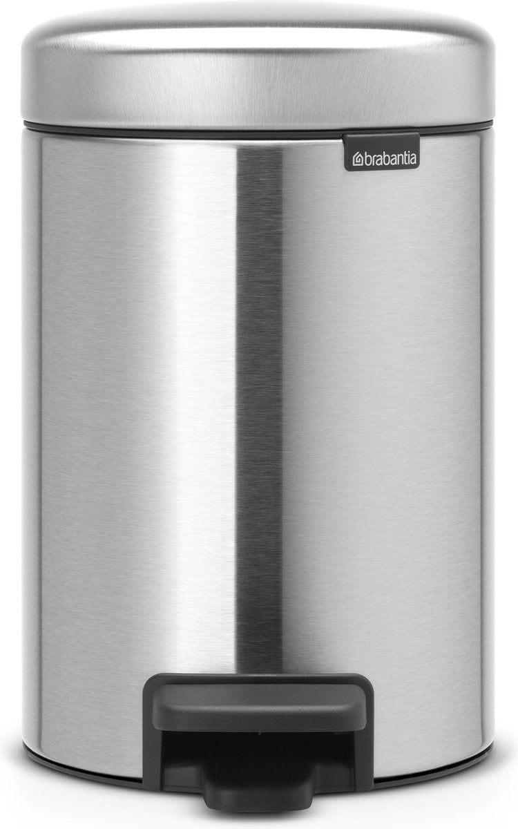 Brabantia Newicon Treteimer, 3 l – mattierter Stahl