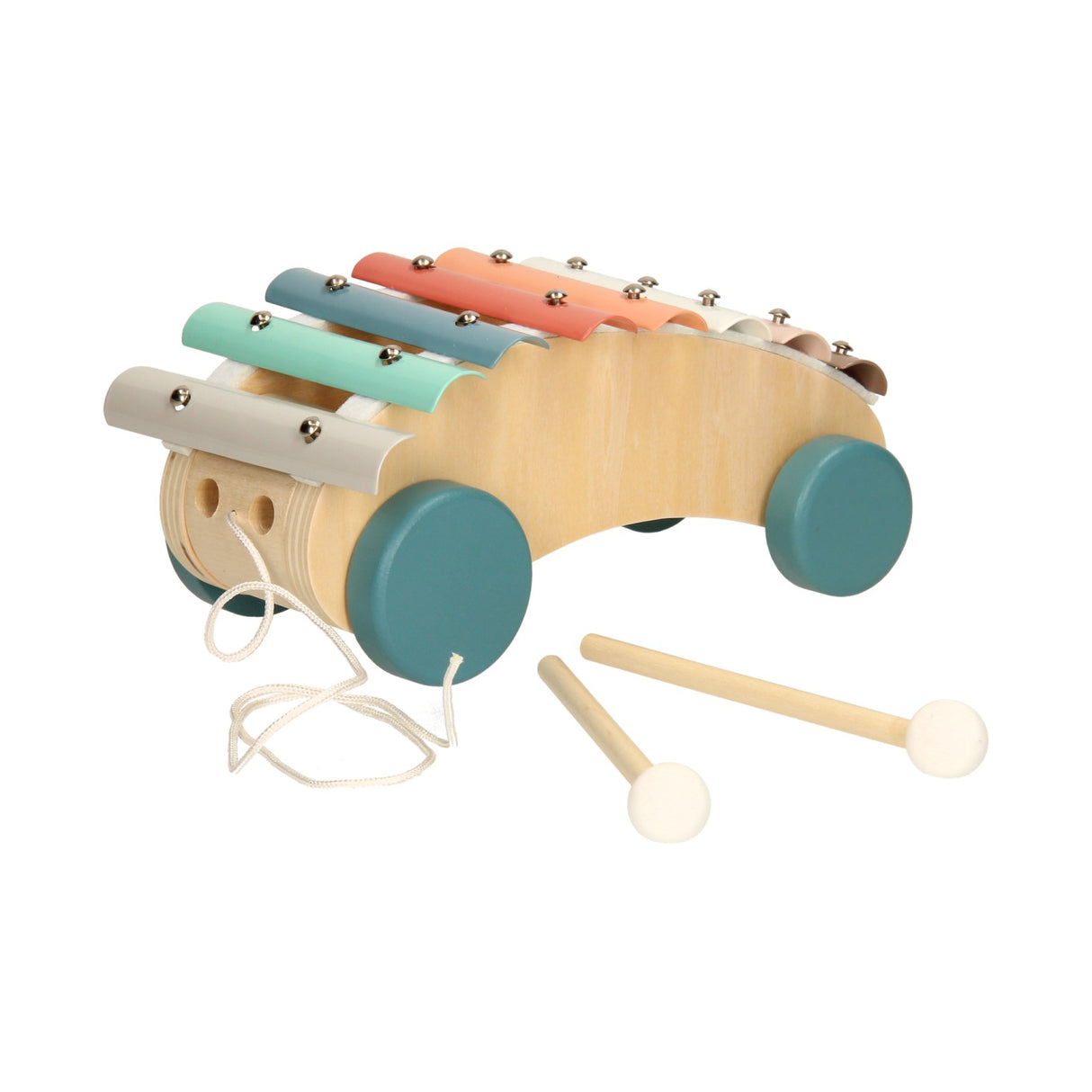 Schleppfahrzeug-Xylophon-Pastell