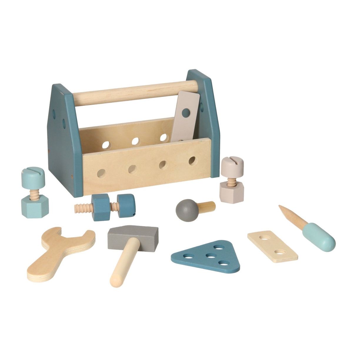 Holz Reedschapkist - Blau