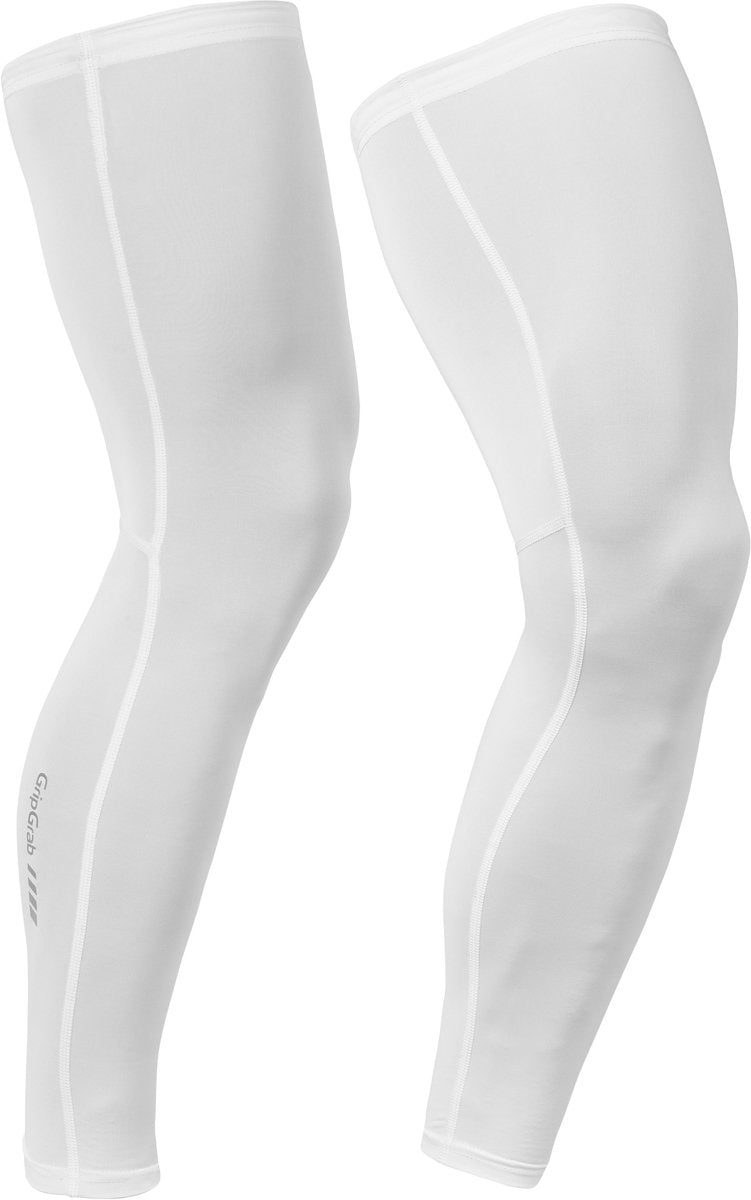 Gripgrab – UPF 50+ UV-Schutz-Beinlinge für den Sommer, Fahrrad-UV-Schutz-Beinstulpen – Unisex – Weiß