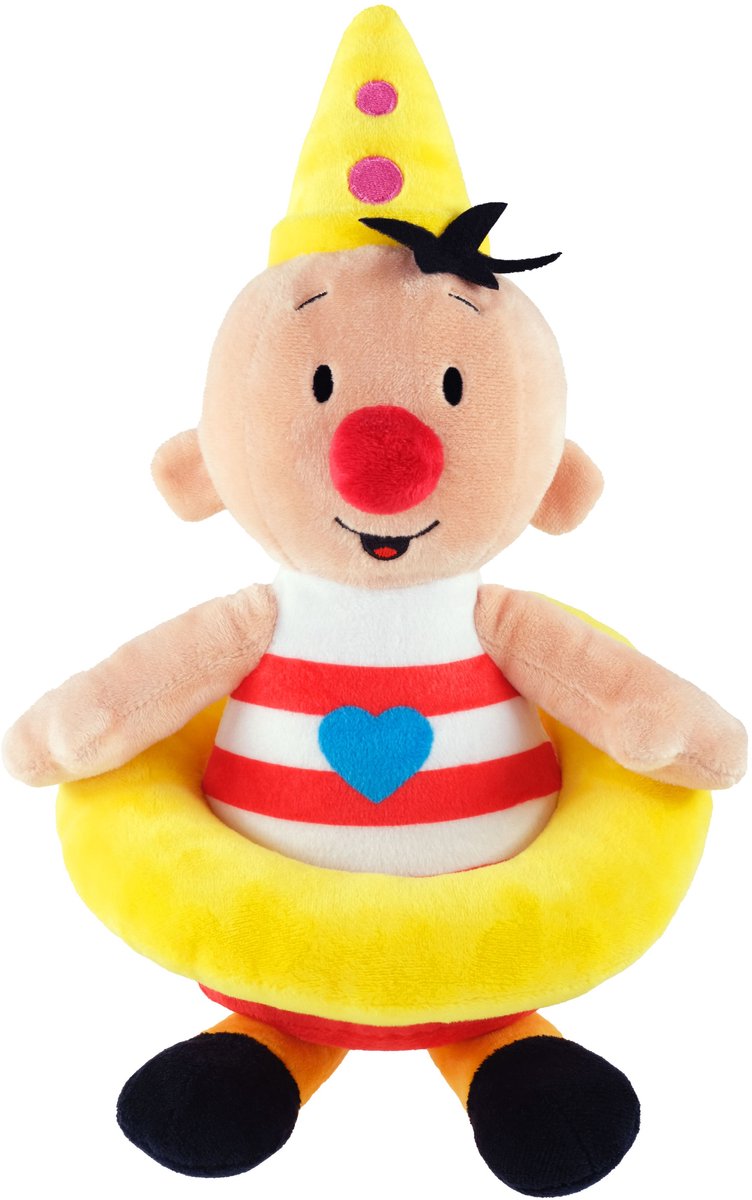 Studio 100 bumba - knuffel - pluche knuffel met zwemband - 30 cm