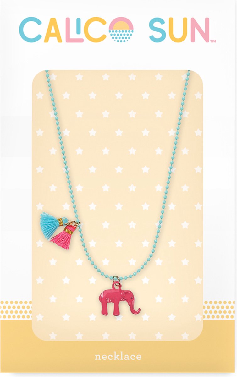 Kaliko-Sonne – Zoey-Halskette – Elefant