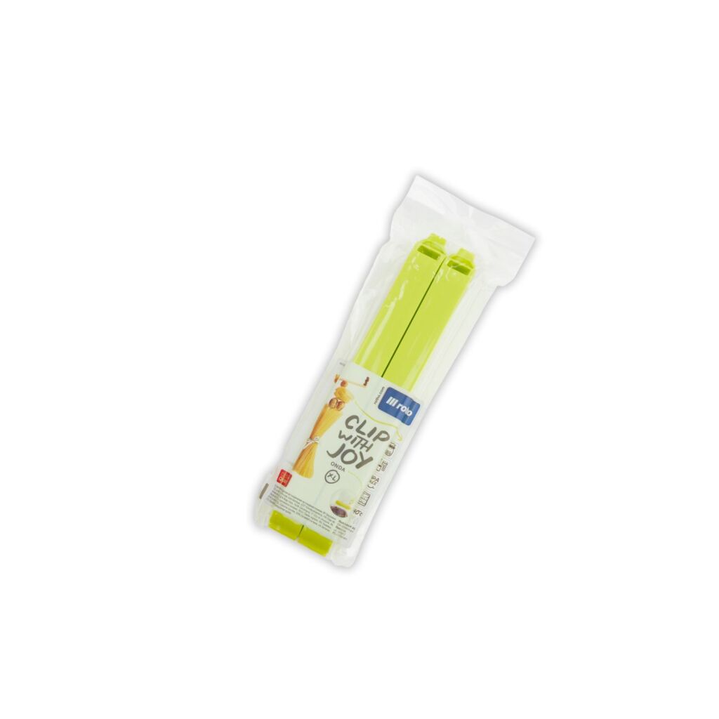 Rotho Rotho Onda Verschlussklemmen XL 2 Stück Limettengrün