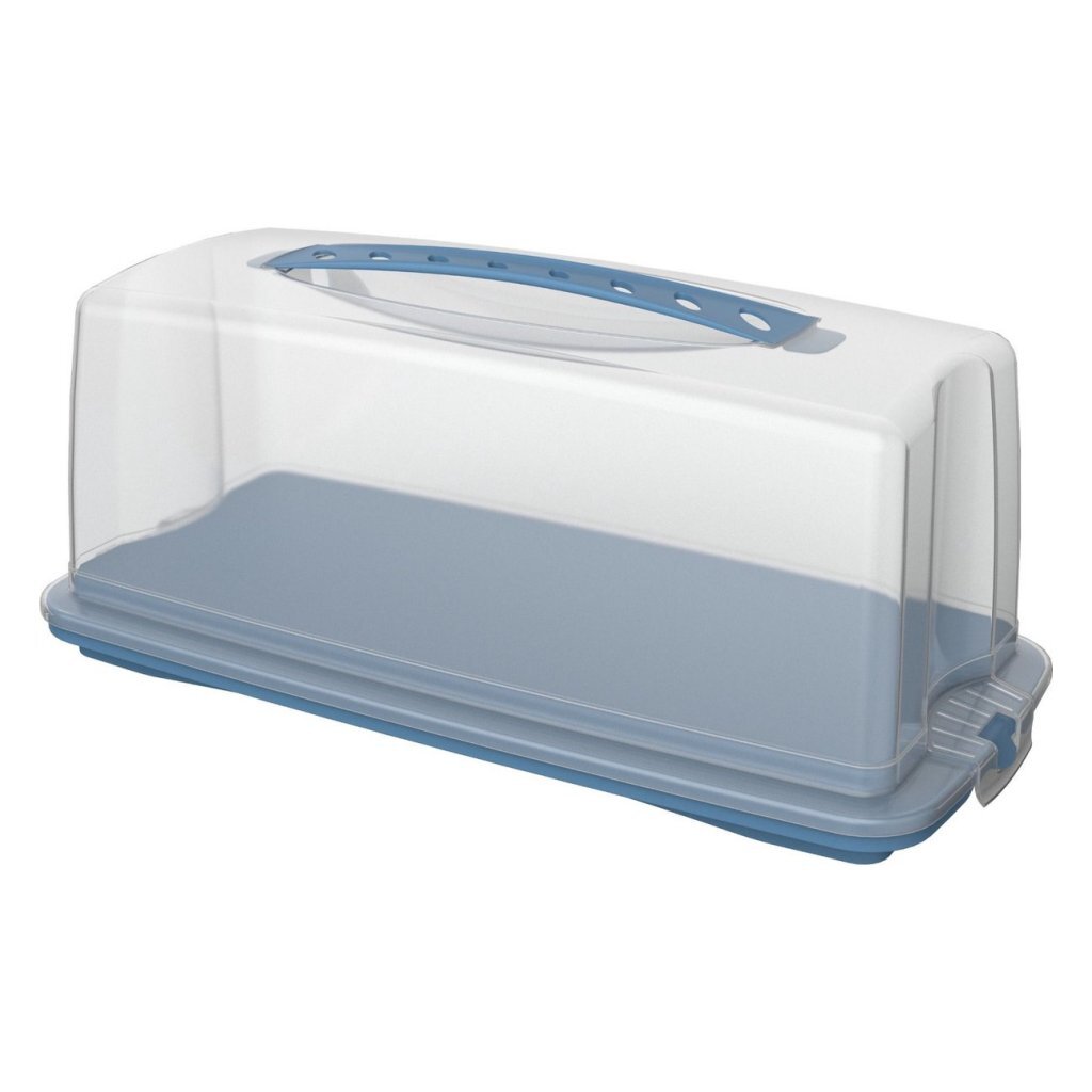 Rotho Frischkuchenbox 36x16,5x16,5 cm Horizontblau transparent