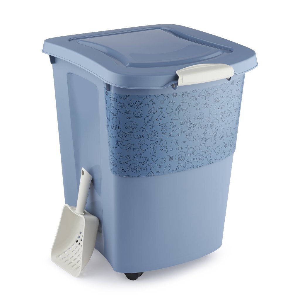 Rotho Rotho Archie Tiernahrungsbehälter, 38 l, Blau
