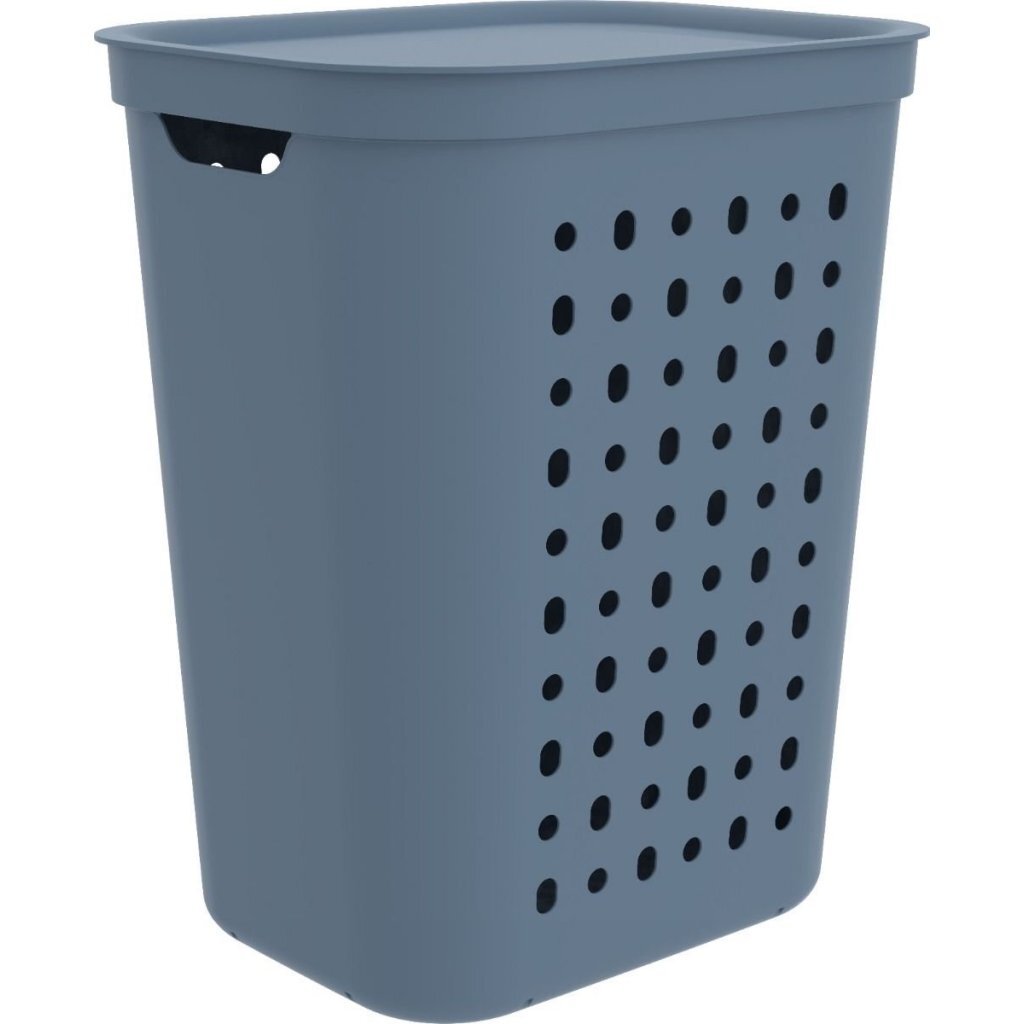 Rotho Jona Wäschekorb 55l Horizontblau
