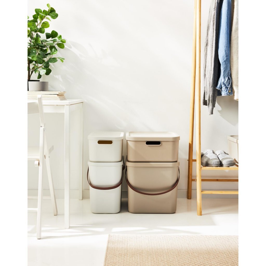 Rotho Albula Deko Vorratsdose 20l Cappuccino