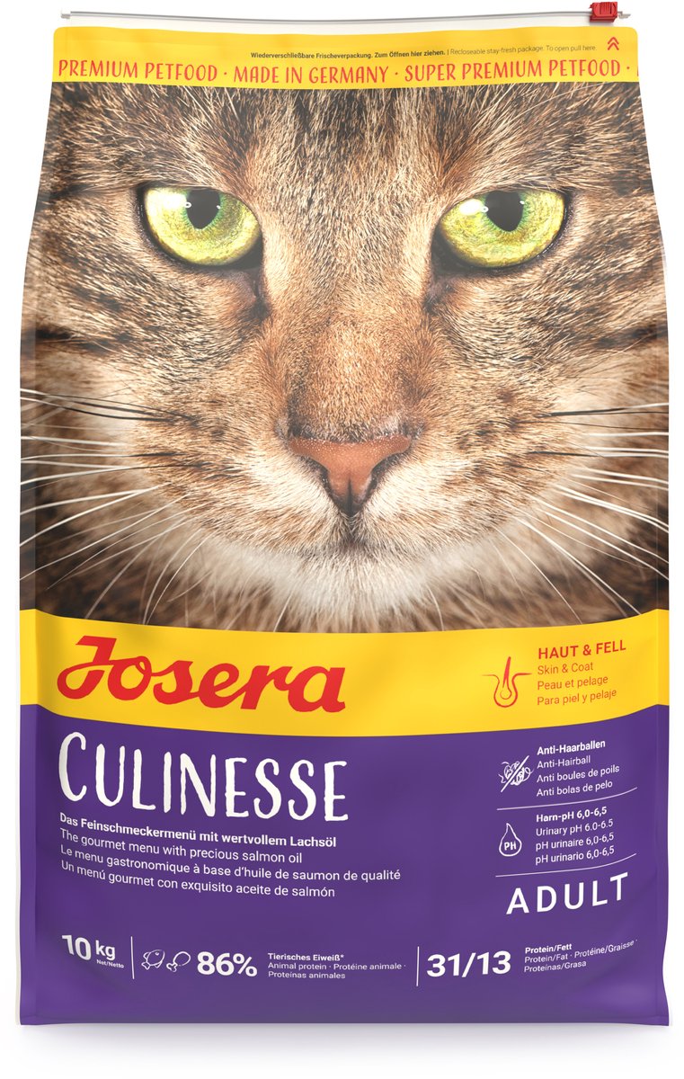 Josera Culinesse Adult – Katzenfutter – Lachs und Vögel – 10 kg