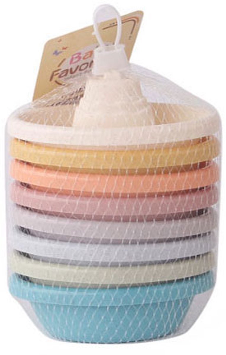 Lobbes Spielzeug z. B. Badeboote Pastell, 8-tlg.