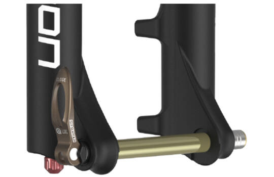 Srsuntour SR Suntour – Steckachse Q-Loc 15 100 mm 15qlc2 Titan FKA069–15