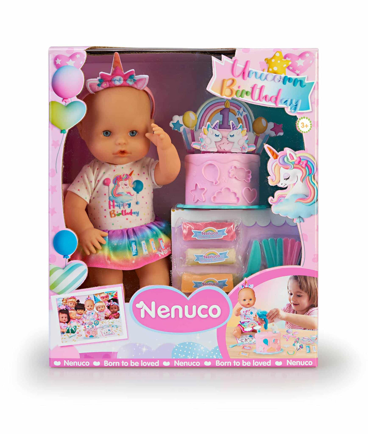 Famosa Nenuco Babypuppe Einhorn ca. 35 cm groß