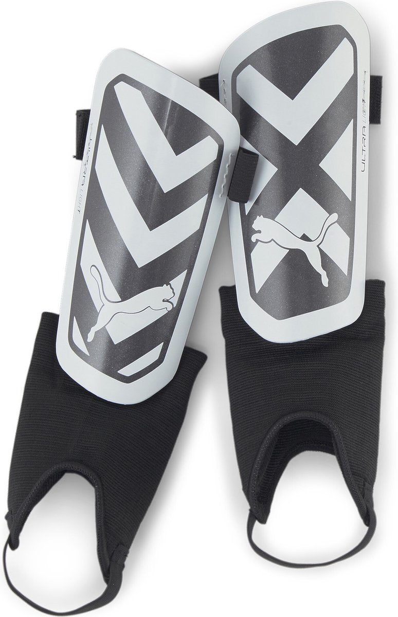 Puma Ultra Light Ankle Unisex Schienbeinschutz – Schwarz-Weiß – Größe S