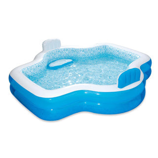 Sommerwellen-Schwimmbecken Familie elegant 2-Ring 279 x 254 x 66 cm