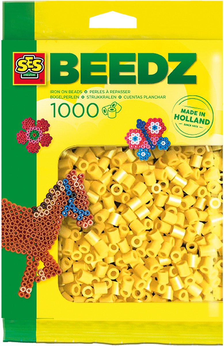 Ses Bügelperlen - gelb, 1000Stk.