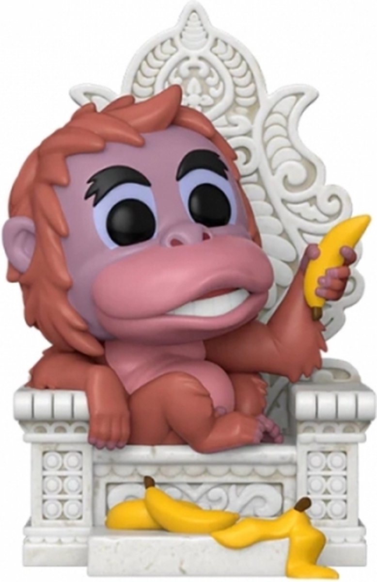 Dschungelbuch, der König Louie auf dem Thron (Pop! Deluxe), Vinylfigur 1491, Funko Pop! mehrfarbig