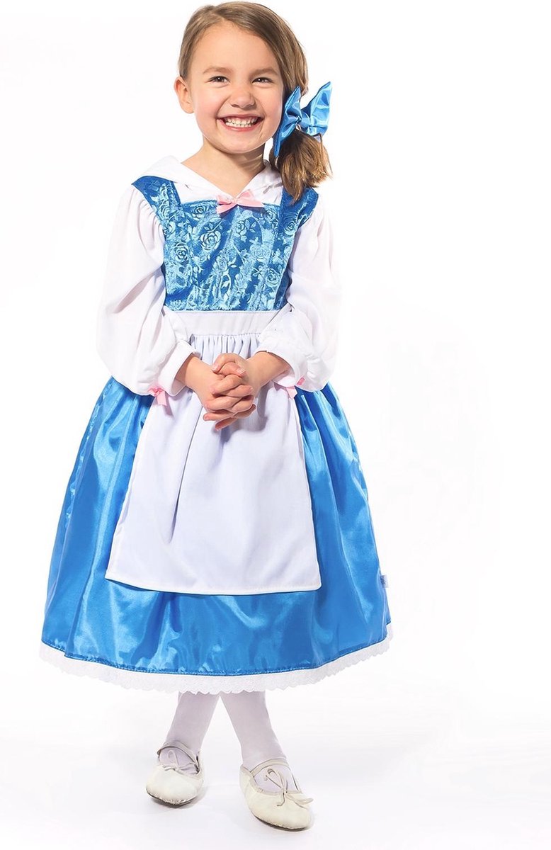 Kleine Abenteuer – blaues Belle-Kleid – Größe 116 128